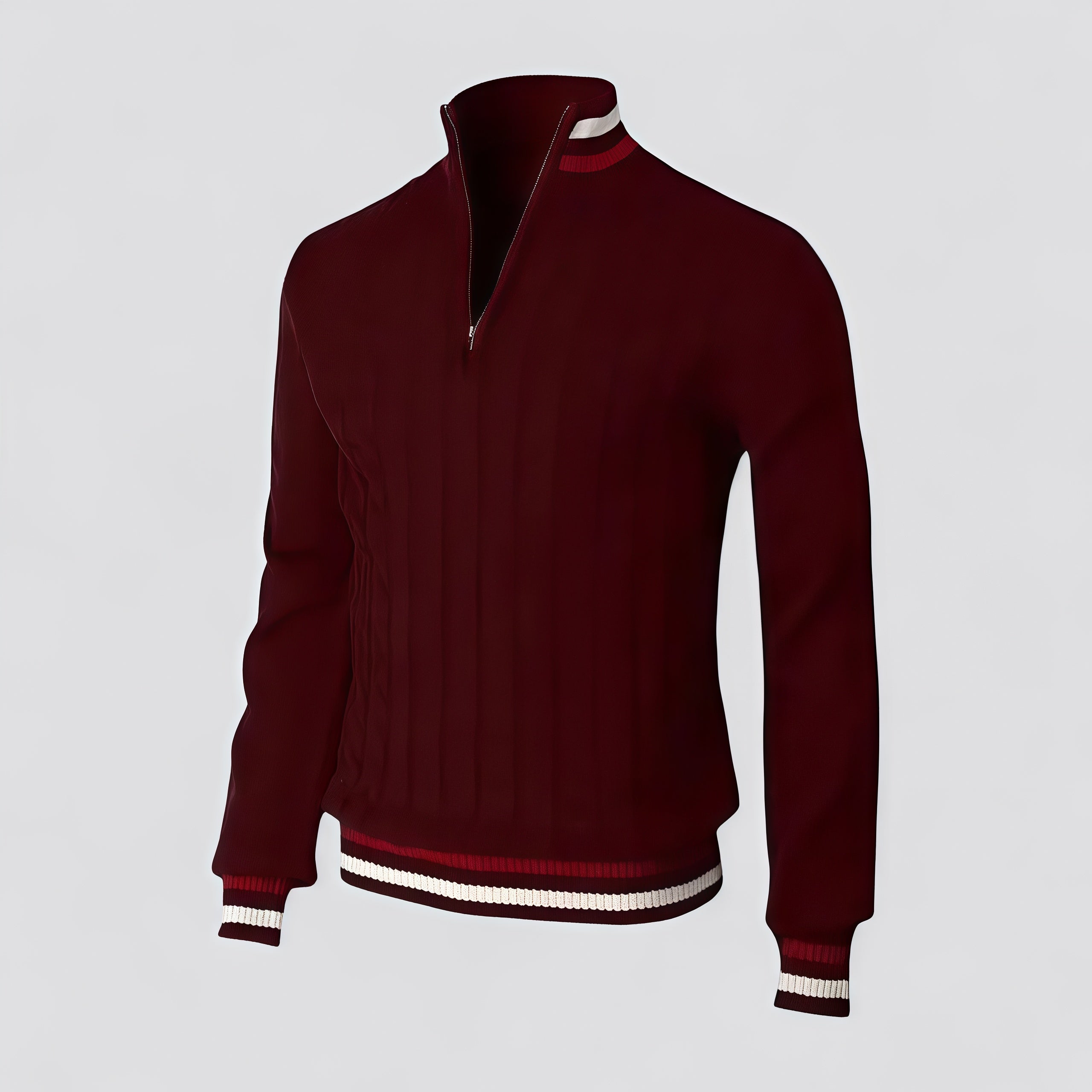 JACK | ELEGANT ZIP-UP STRIKTRØJE